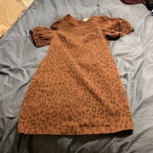 Jean material, cute mid length dress